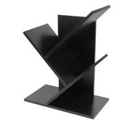 Zerodeko Bibliothèque de Bureau en Bois Foncé, Rangement Rapide | Montage Rapide, Gain de Place, Style Moderne Épuré, pour Bureau, Étude à Domicile, Étudiants et Organisateurs