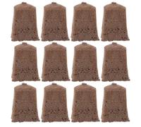 Zerodeko Bloc de Pépinière de Culture Hydroponique 40 Pcs en Coton Bio-Carbone pour Accélérer la Croissance des Plantes et Faciliter Le Repiquage en Jardinage Potager