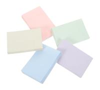 Zerodeko Bloc-notes Portable en Papier Autocollant en Gros, 5 Sets de Notes Adhésives Colorées, Forte Adhérence sans Traces, pour Listes et Usage à Domicile Couleur Couleur Aléatoire