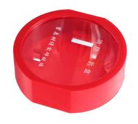 Zerodeko Boîte à Clés Murale pour Incendie en Plastique Rouge, Grand Volume | Identification Tactile, Usage Maison et École, Design Épuré Minimaliste