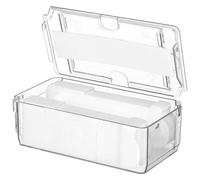 Zerodeko Boîte à Montre Transparente Pet, Organisateur et Rangement | Coffret Rigide à Double Couche, Insert Amortissant, pour Montres-bracelets et Trackers, Usage Quotidien