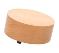 Zerodeko Boîte à Musique Artisanale en Bois Ronde, Décorative pour Salon | Son Mélodieux, Format Portable, Style Délicat et Créatif, Pièce D’accent pour Maison, Bureau Style Aléatoire