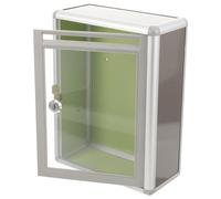Zerodeko Boîte à Suggestions Murale en Acrylique Transparent, Petite Taille, Fente pour Billets de Tombola, Boîte de Dépôt de Cartes, pour Bureau et Usage Domestique,