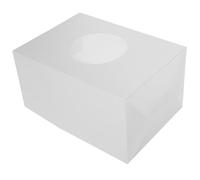 Zerodeko Boîte à Tombola Multifonctionnelle Transparente en Polypropylène, Urne Cubique 1 Pièce, Boîte à Billets et Dons pour Bureaux, Fêtes et Événements, Rangement Pratique