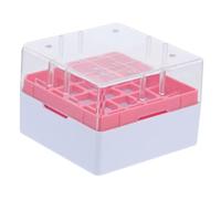 Zerodeko Boîte de Congélation Cryogénique Compartiments PC avec Numérotation Conteneur de Stockage pour Tubes de Laboratoire Compatible Congélateur Basse Température Organisation Cryovial