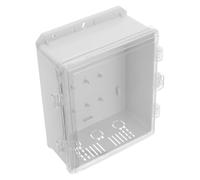 Zerodeko Boîte de Jonction Étanche avec Intérieur Spacieux pour Extérieur en ABS Blanc et Maintenance Facile, pour Installations Électriques en Extérieur