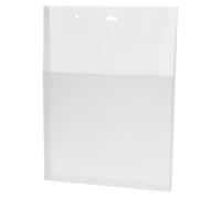 Zerodeko Boîte de rangement de documents, organiseur de papier mural, PP léger et résistant à l'usure, lot de 2, grand format, rangement mural pour bureau et école