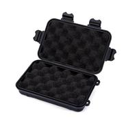 Zerodeko Boîte de Rangement Étanche en Plastique Noir, Compacte et Portable avec Design pour Survie en Extérieur, pour Kite Boarding et Tubing