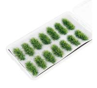 Zerodeko Boîte de Touffes D'herbes Artificielles Matériau Plastique Léger pour Décor de Table de Sable pour Modèles Architecturaux Miniatures et Paysages