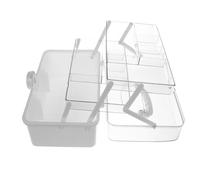 Zerodeko Boîte Médicale de Rangement Portable à Capacité avec Poignée Organisateur Multifonctionnel pour pour Voyage et Urgences Fabriquée Réutilisable