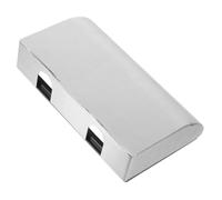Zerodeko Boîtier de Prise Extérieur Étanche Cache-prise Murale en Acier Inoxydable Argenté Protection Contre Pluie pour Prises de Chargeur Usage Extérieur et Espaces Étroits