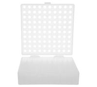 Zerodeko Boîtier de Rangement pour flacons de chromatographie, Plateau de Nettoyage d'échantillons ventilé à 100 puits pour flacons de 1,5 ML et 2 ML, pour Poste de Travail d'analyse