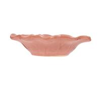 Zerodeko Bol Céramique pour Huiles Essentielles Rouge Plateau de Rangement Compact et Sécurisé Bol Pratique et Décoratif pour Diffuseur