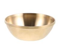 Zerodeko Bol en Cuivre pour Offrandes Bouddhistes, Portable et Résistant à L'oxydation, Design Tibétain Artisanal, pour Cérémonies et Contemplation la Maison