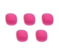 Zerodeko Bonnette Micro en Mousse Rose, Lot de 5 Pièces Rétraction et Résistance, Housses de Microphone Anti-vent pour Protection du Micro