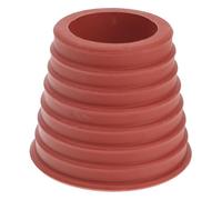 Zerodeko Bouchon et Stabilisant Le Parasol Marron en Caoutchouc Annulaire Cale Conique Réduisant Les Frictions pour Trou de Table de Parasol sur Terrasse Extérieure