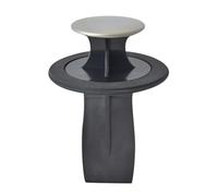 Zerodeko Bouchon Obturation Évier Multifonction Noir en Acier Inoxydable Dispositif D'expulsion pour Broyeur de Déchets et Accessoire la Cuisine Pratique