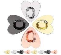 Zerodeko Boucles en Alliage de Cœur Décoration Artisanale 20 Pièces Accessoires DIY Délicats et Créatifs pour Coque de Téléphone pour Petite Création