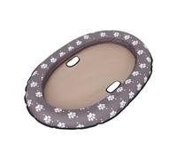 Zerodeko Bouée Flottante Gonflable pour Chien D'été, PVC, 37,8x25,6 Pouces | Double Couche, Bords Thermosoudés, Anneau Intégré, Texture Antidérapante, pour Petits et Moyens Chiens