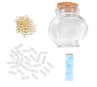 Zerodeko Bouteille à Souhaits en Verre Notes en Papier pour Exprimer l'amour et L'amitié, Présent Créatif pour Anniversaires et Occasions Spéciales