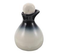Zerodeko Bouteille Céramique pour Huiles Essentielles avec Bouchon Pot à Condiments Décoratif Diffuseur Huile Compact et Salon de Beauté et Aromathérapie