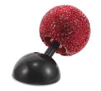 Zerodeko Bouton de Démarrage du Moteur Joystick Décoratif en Abs, Boule Rouge, Style Sparkle, pour Bouton Start-stop Voiture, Usage Business et Social