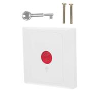 Zerodeko Bouton-poussoir avec Signal D'aide en Abs D'arrêt D'urgence Blanc Design Centré sur L'humain, Prévention du Vol à Domicile