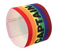 Zerodeko Brassard Résistant à l'usure de Football en Nylon de Capitaine Réutilisable Design Couleur Vive, pour Entraînement et Match en Stade