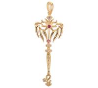 Zerodeko Breloque Constellation en Cuivre Strass Pendentif Signe du Zodiaque Lionceau Breloques Originales pour Création Bijoux Accessoires Vintage pour Bracelets Colliers et