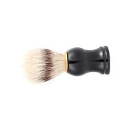 Zerodeko Brosse à Barbe et Moustache Homme Noire Poils Doux Manche Ergonomique pour Rasage et Nettoyage Quotidien Accessoire Soin Visage Masculin
