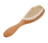 Zerodeko Brosse à Cheveux Poils de Laine Douce pour Bébé et Garçon et Filles en Bois Stimule le Cuir Chevelu Portable Usage Quotidien Usage Quotidien