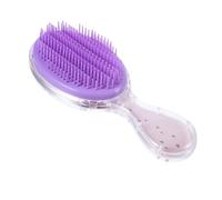 Zerodeko Brosse à Cheveux pour Petites Filles Cartoon en Tpee Pourpre Massage du Cuir Chevelu, Brosse de Voyage Douce pour Cheveux Bouclés la Maison Déplacement