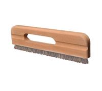 Zerodeko Brosse à Tapisser en Bois de Hêtre Poils Épais, Manche à Trou Unique Suspendre, Utilisable en Conditions Humides ou Sèches pour Pose de Papier Peint