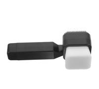 Zerodeko Brosse à Visage et Amélioration Texture Peau Double Côté en Silicone Noir pour Nettoyage en Profondeur des Pores Design Double Côté pour Routine de Soin