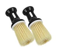 Zerodeko Brosse de Cou pour Cheveux avec Tête Détachable et Godet Poudre 2pcs pour Nettoyage et Coiffure Salon