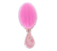 Zerodeko Brosse Démêlante pour Cheveux Bouclés Fille Portable Douce Poils Flexibles Massage Cuir Chevelu Usage Quotidien Voyage Maison Format Compact 7.3 X2.9