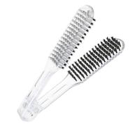 Zerodeko Brosse Lissante Cheveux Ergonomique Peigne Lisseur Compact Portable pour Femmes Brosse Coiffante pour Salon et Maison