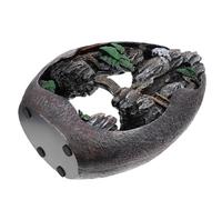 Zerodeko Brûleur à Refoulement Résine Fontaine De Fumée Montagne pour Et Relaxation Décoration pour Maison Famille