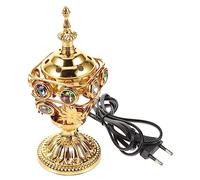 Zerodeko Brûleur Électrique Vintage Support Incense Holder Compact pour Décoration Intérieure pour Bureau et Maison Prise EU