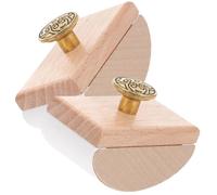 Zerodeko Buvard à Bascule en Bois Wd165, Lot de 2, Outil D’absorption D’encre pour Stylo-plume, Séchage Rapide, Accessoire Portable pour Bureau et École, Tampon Créatif Artisanal