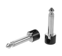 Zerodeko Câble de Patch Guitare sans Soudure 6,35mm, Connecteur Rond | Conception Modulaire en Métal, Faible Bruit et Connexion Stable, pour Réparation de Pédalier et Câblage DIY