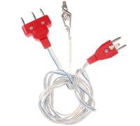 Zerodeko Câble d'Escrime Rouge pour Fleuret Fil Aluminium Professionnel Porte-Masque et Corde de Clôture Multifonction Équipement de Compétition pour Sport d'Équipe et Activités en