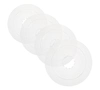 Zerodeko Cache-Roue Libre et Protège-Chaînes Vélo Route 4pcs Plastique Transparent Résistant Compatible Moyeu Arrière Adapté aux Épreuves Cyclistes de Longue Distance