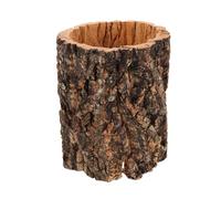 Zerodeko Cachette en Bois pour Reptiles Décoration Réaliste de Terrarium Tronc d'arbre Creux Texture D'écorce Habitat Simple et Apaisant Abri Naturel pour Lézards et Serpents