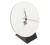 Zerodeko Cadran D'horloge Mécanisme Silencieux Multi-usages en Bois Blanc pour Décoration Murale Élégante Adapté au Salon la Maison