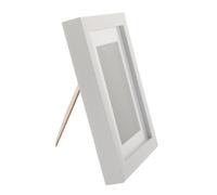 Zerodeko Cadre D’Exposition Médaille Multifonctionnel Blanc Socle Vertical, Vitrine Épaisse en Résine pour Exposition et Rangement de Médailles Sportives, Porte-médaillon Créatif Adapté