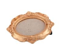 Zerodeko Cadre Photo Résine Dorée Vintage Cadre De Table Support pour Photo Antique pour Maison Mariage
