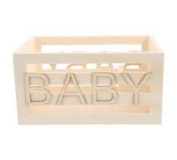 Zerodeko Caisses en bois pour le rangement, boîte polyvalente pour | Boîte de rangement rustique pour disques vinyles, cadeaux, souvenirs ou produits de la ferme, robuste, lisse et élégante