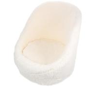 Zerodeko Canapé Accessoire Photo -né en Tissu Peluche Blanc pour Bébé Confortable et Sûr, pour Séance Photo Anniversaire ou Photographie en Studio