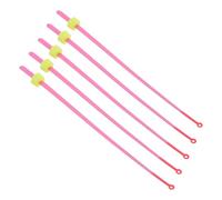 Zerodeko Canne à Pêche sur Glace Rallonge 14 CM 5 Pièces Rouge Accessoire Compatible pour Pêche en Hiver et Randonnée Extérieur Léger et Antigel